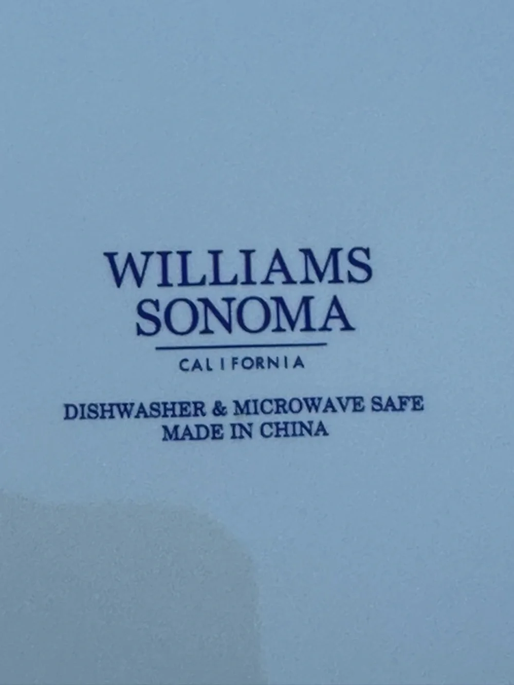 Williams Sonoma Salad Plate Set with Blue Star of David mosaic 2015